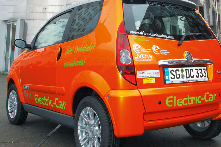 Electric-Car, drive-carsharing, e-mobil