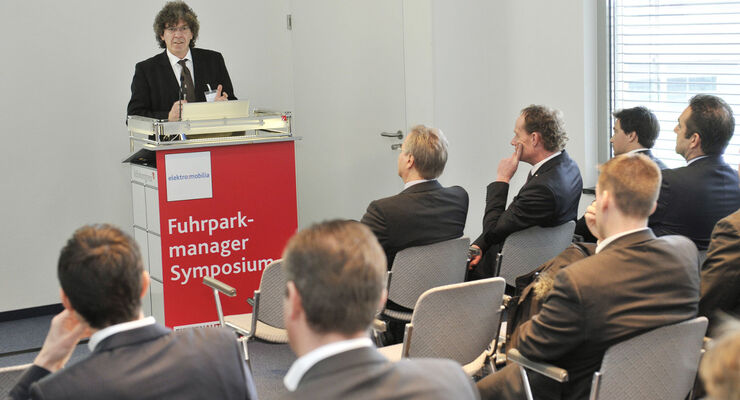 Werner Oltmann beim Fuhrparkmanager-Symposium